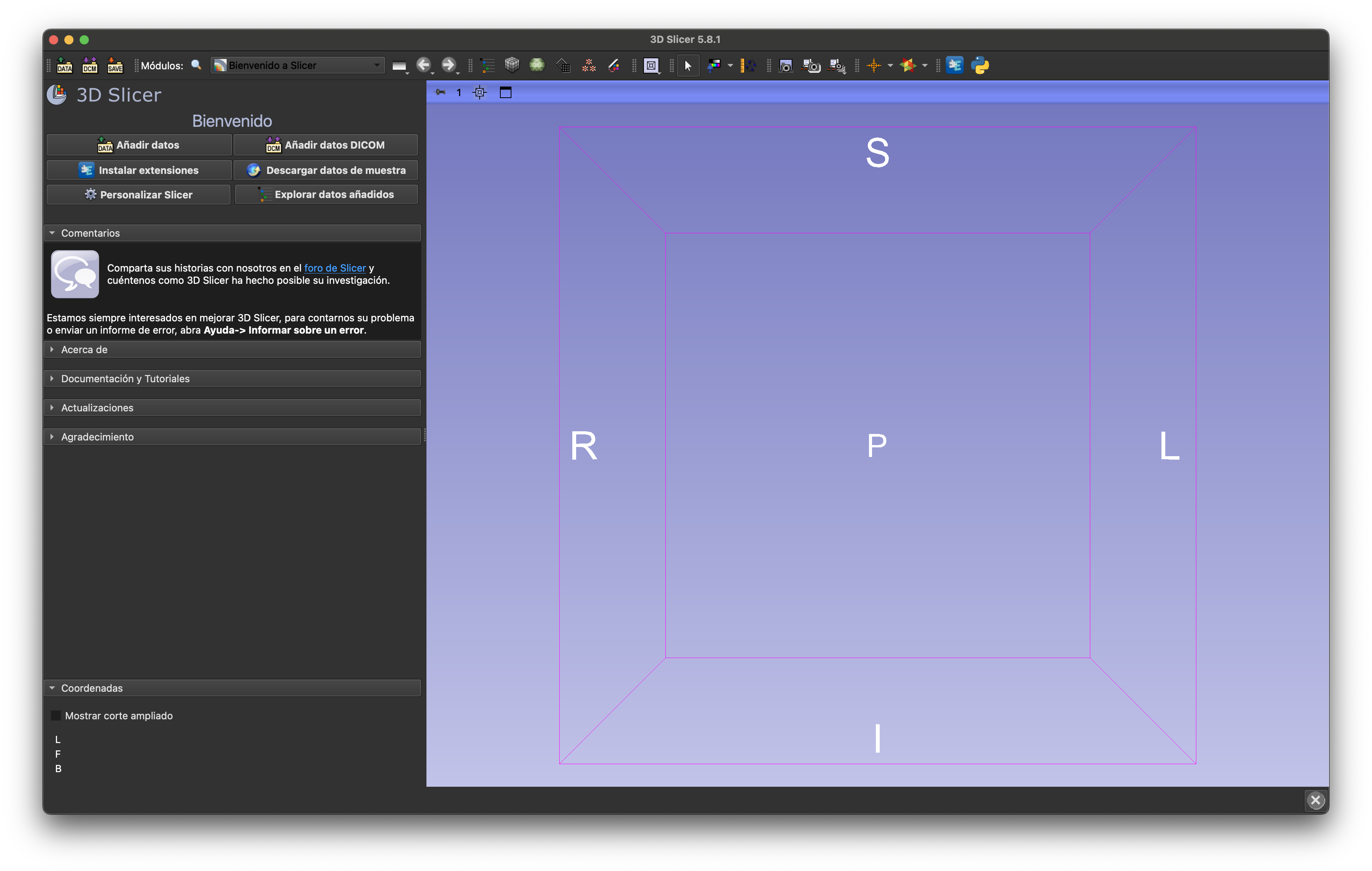 Interfaz en español
